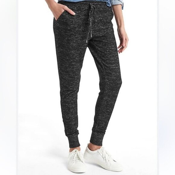 American Eagle Outfitters Black Charcoal Jogger Sweatpants Women’s Size Large - Picture 1 of 6